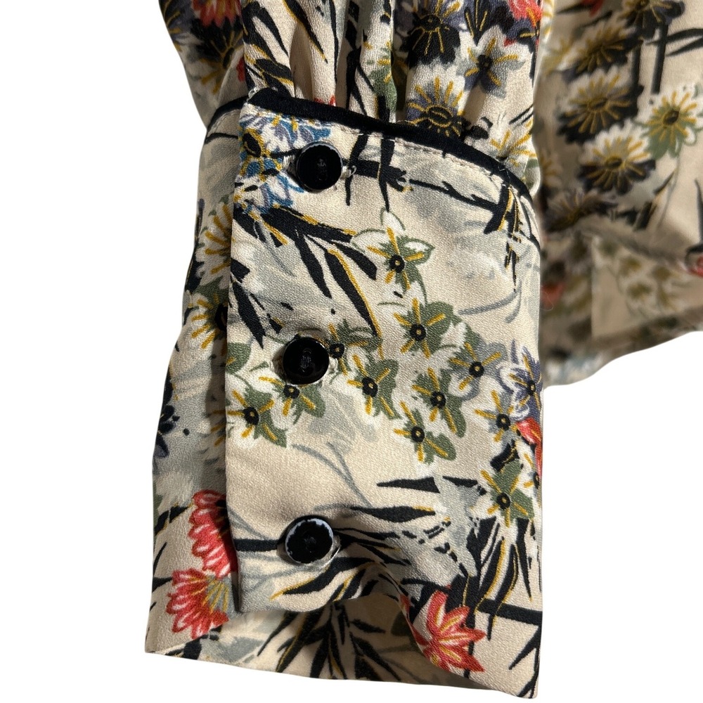 Zara Basic Collection Ruched Neckline Long Sleeve… - image 4